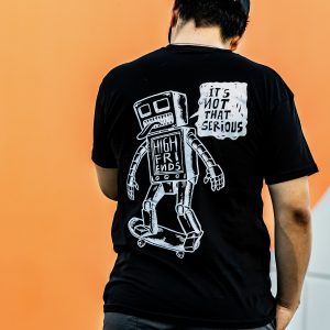 High Friends Club It's Not That Serious Robot T-Shirt