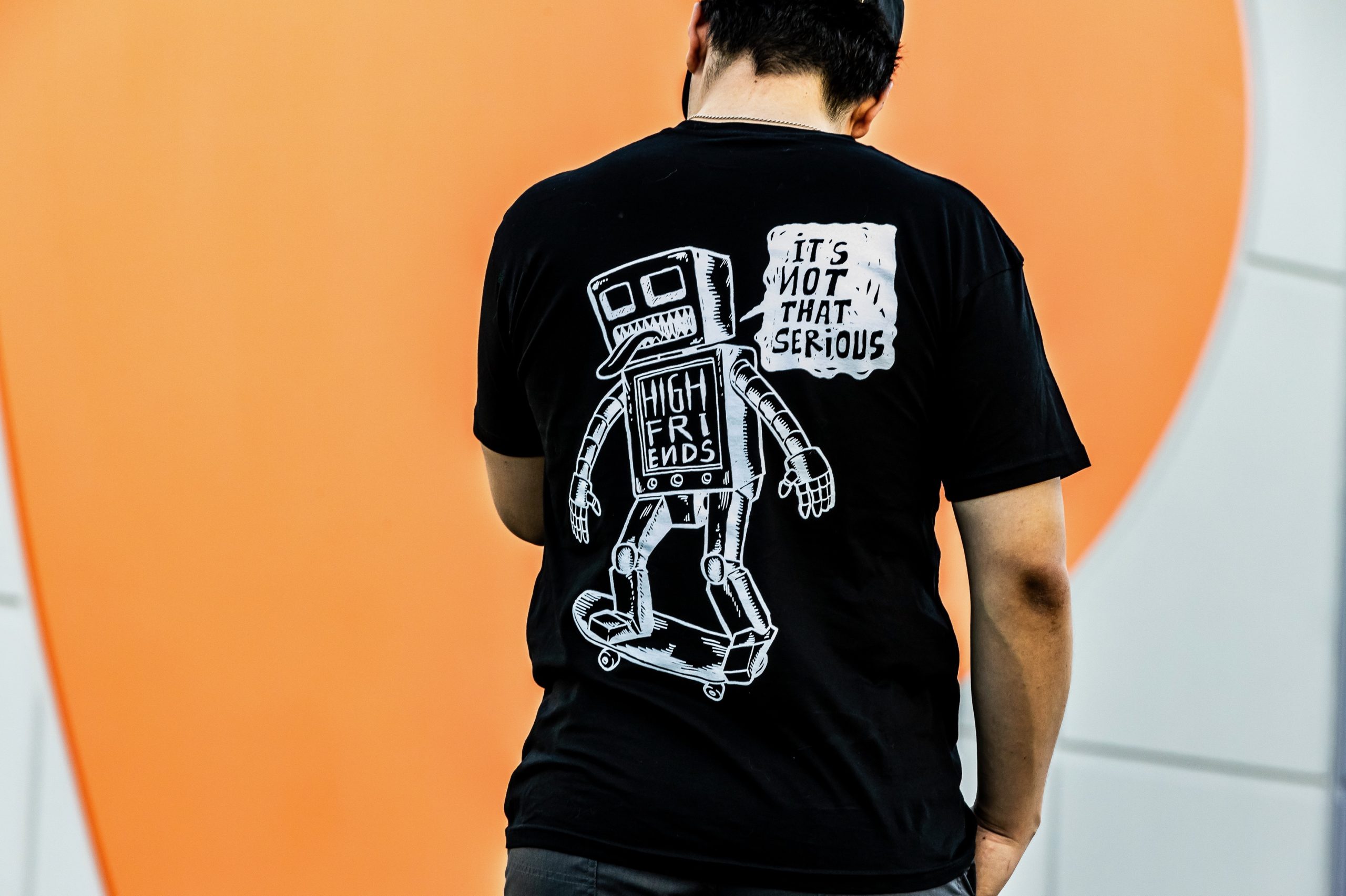 High Friends Club It's Not That Serious Robot T-Shirt