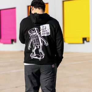 High Friends Club It's Not That Serious Robot Hoodie