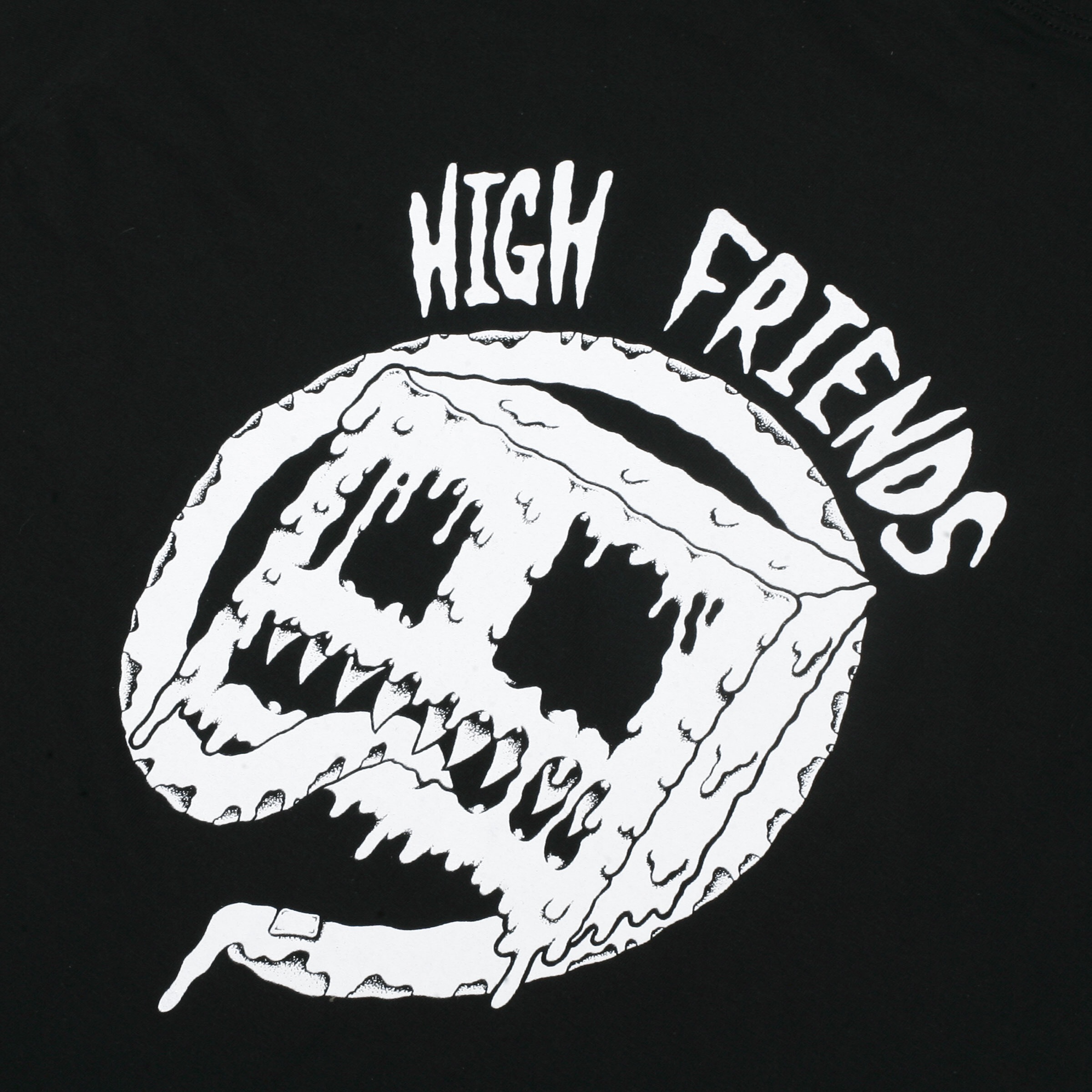 High Friends Club Robot Tongue Pocket T-Shirt - Image 2