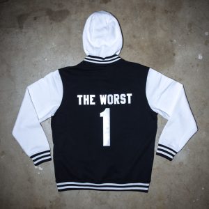 High Friends Club The Worst 1 Black Jacket With White Sleeves