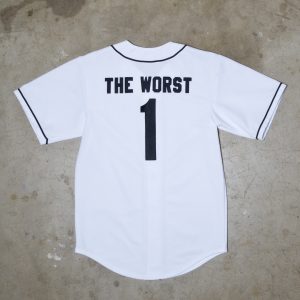 High Friends Club The Worst 1 White Baseball Jersey