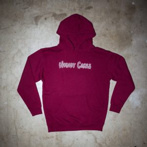 High Friends Club Nobody Cares Burgundy Hoodie