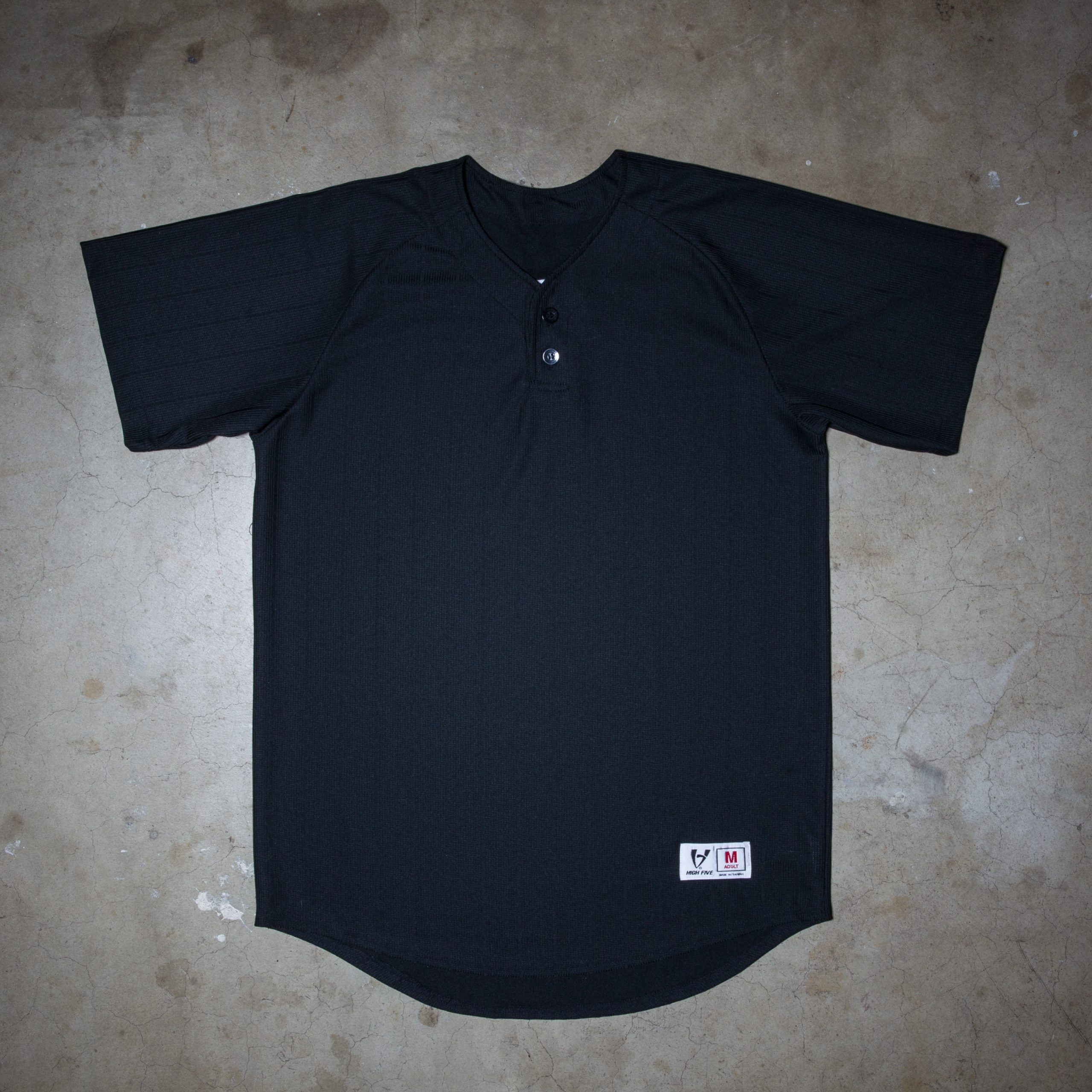 High Friends Club The Worst Black Baseball Jersey - Image 2