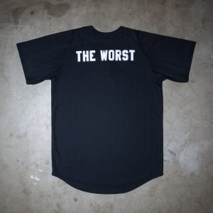 High Friends Club The Worst Black Baseball Jersey