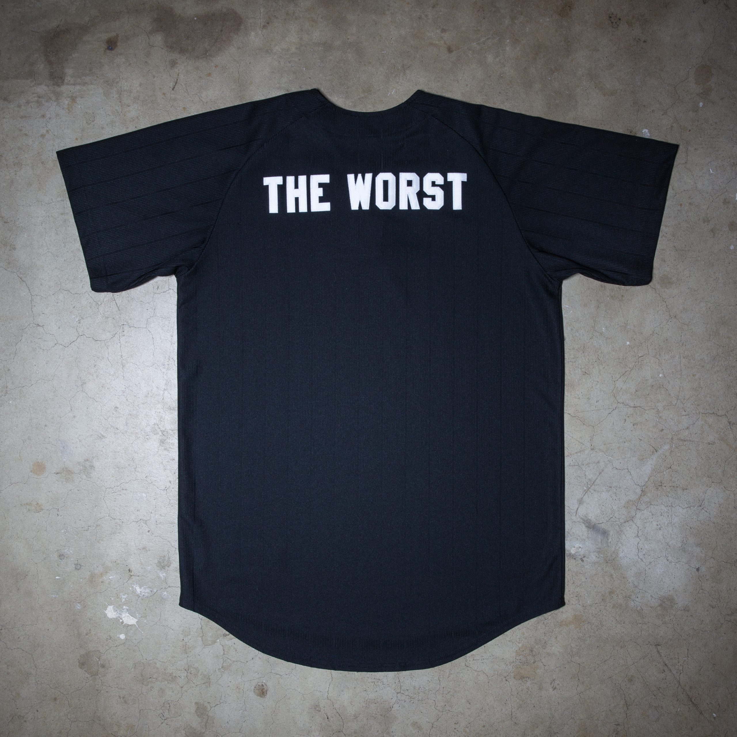 High Friends Club The Worst Black Baseball Jersey